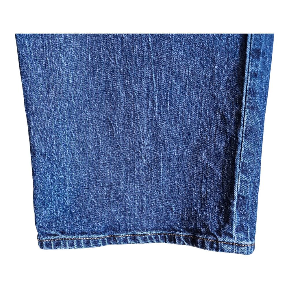 J CREW Women's 29 All Day Jeans Medium Blue Straight Wide Leg 99% Cotton 29 x 29 - Picture 5 of 8